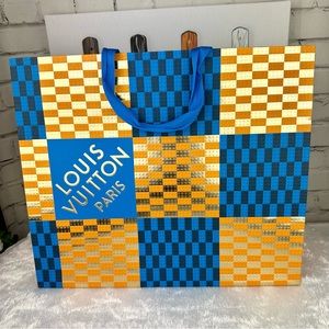 Louis Vuitton Lego edition Christmas bag LIKE NEW bigger size! 16” X 13” X 6.25”
